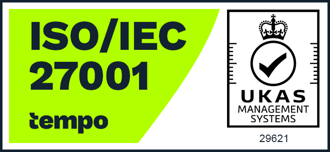 ISO 27001 certification badge