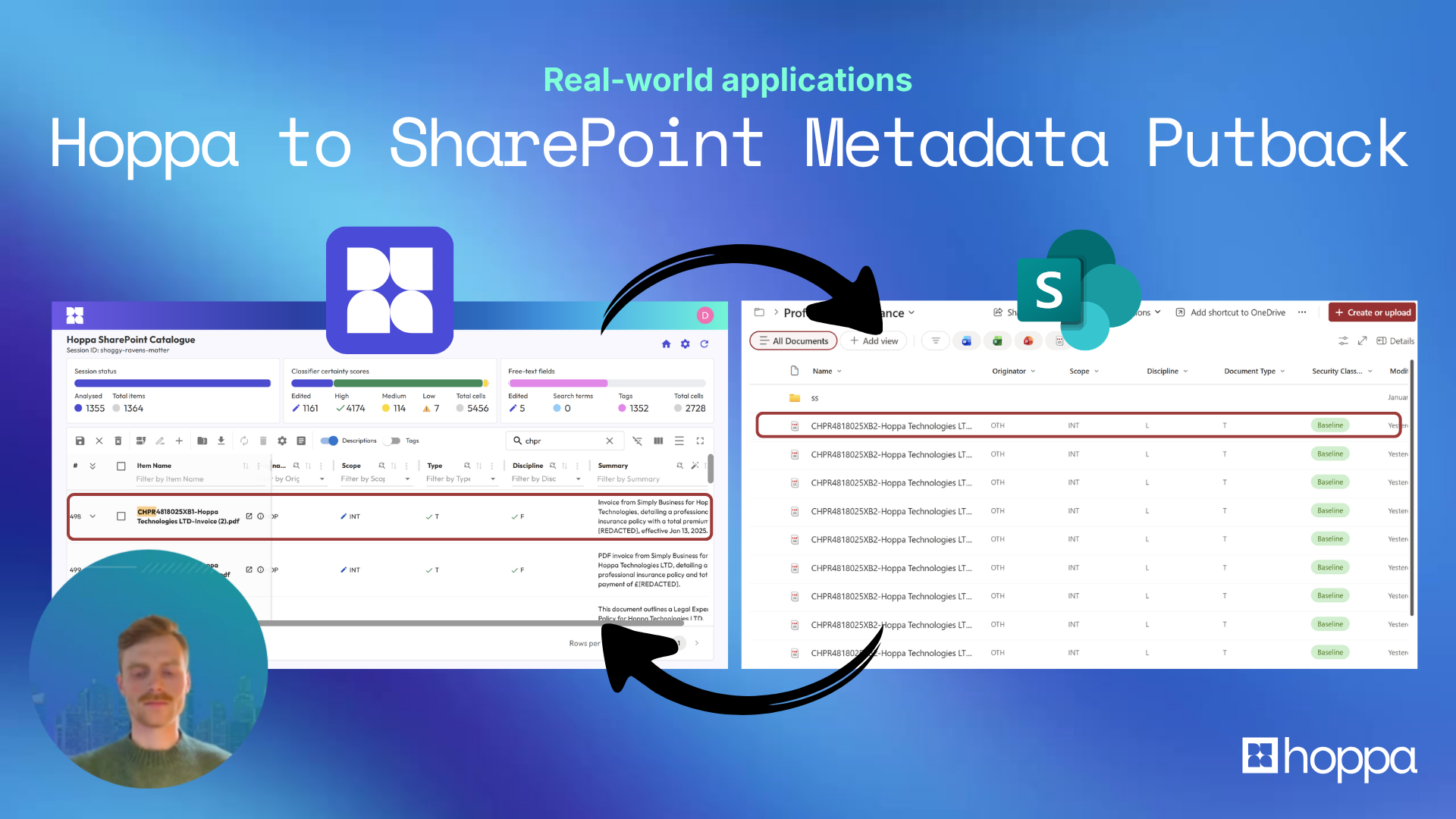 Use Case | Hoppa to SharePoint Metadata Putback